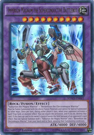 Imperion Magnum the Superconductive Battlebot - SDMY-EN041 - Ultra Rare 1st Edition