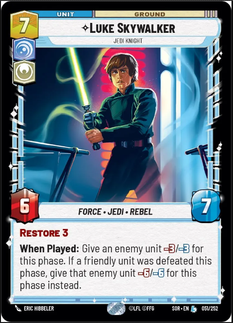 Luke Skywalker, Jedi Knight SOR 051