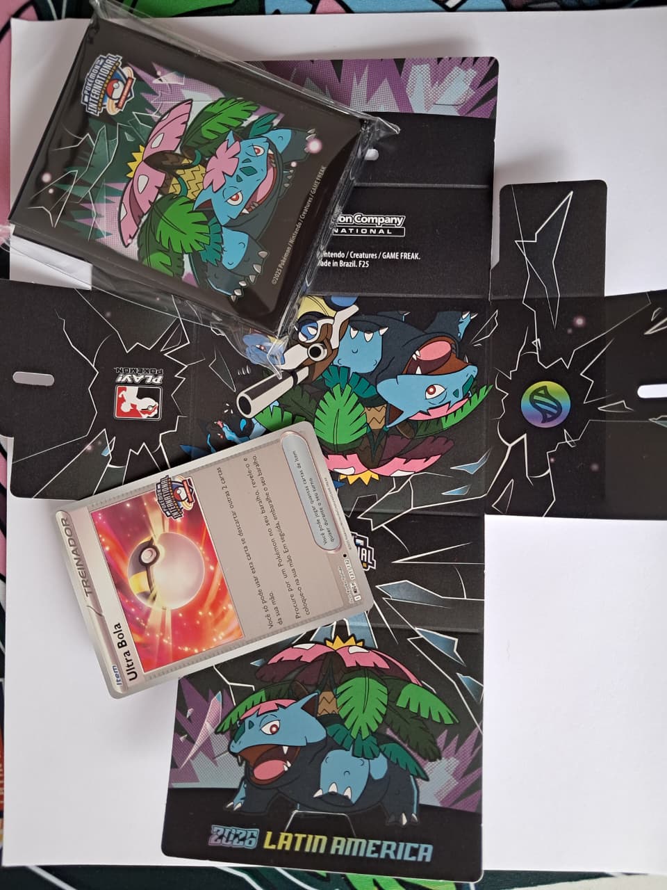 Kit Laic 2026 Carta Promo porta mazos protectores