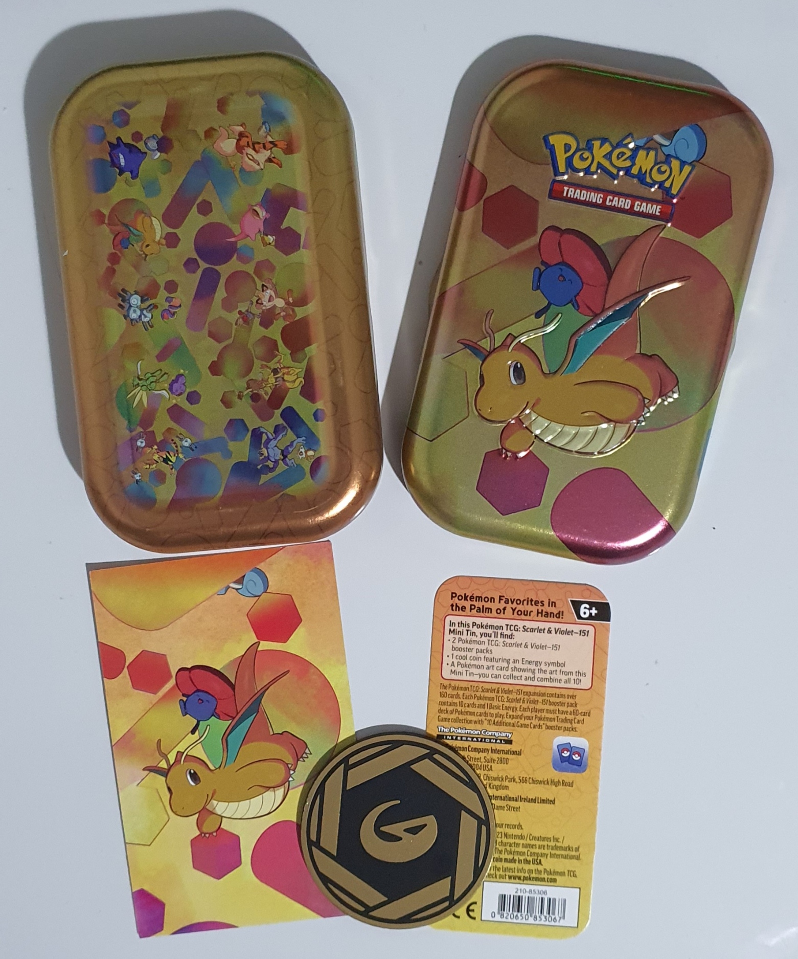 151 Mini Tin [Dragonite & Vileplume]