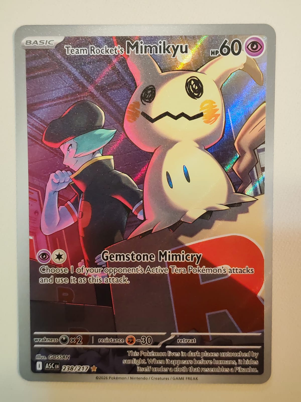 Team Rocket's Mimikyu - TCGmatch Chile