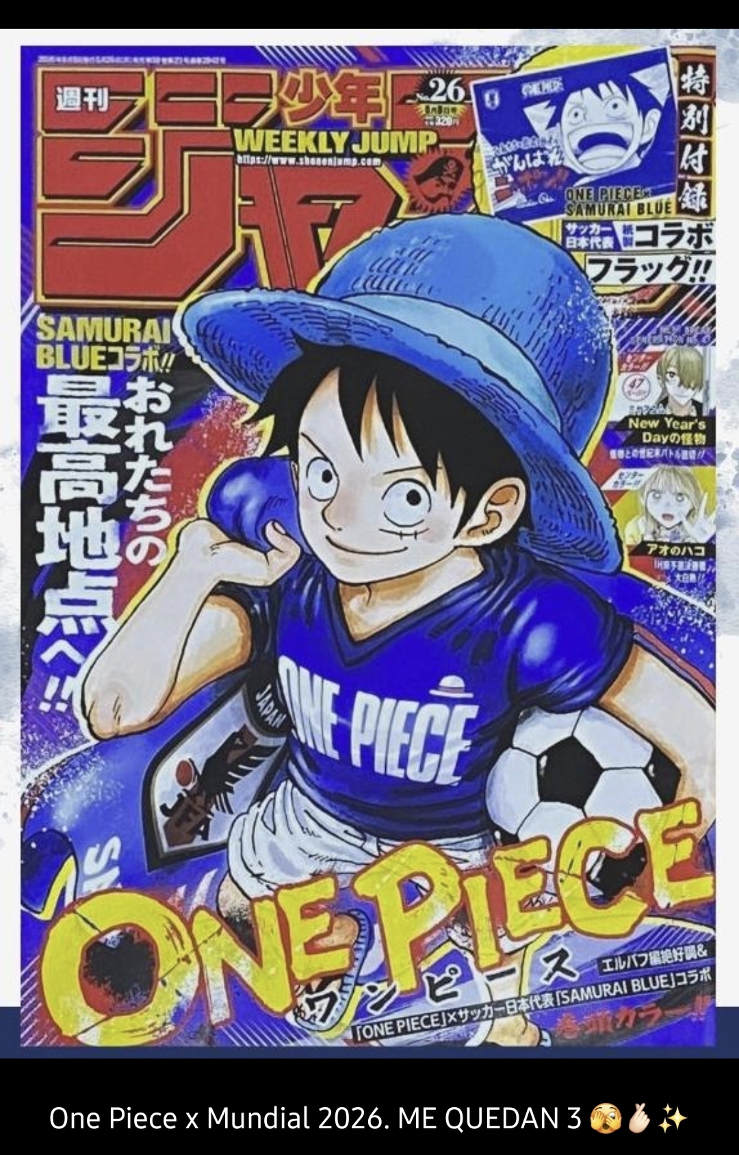 Magazine One Piece x Mundial Futbol 2026
