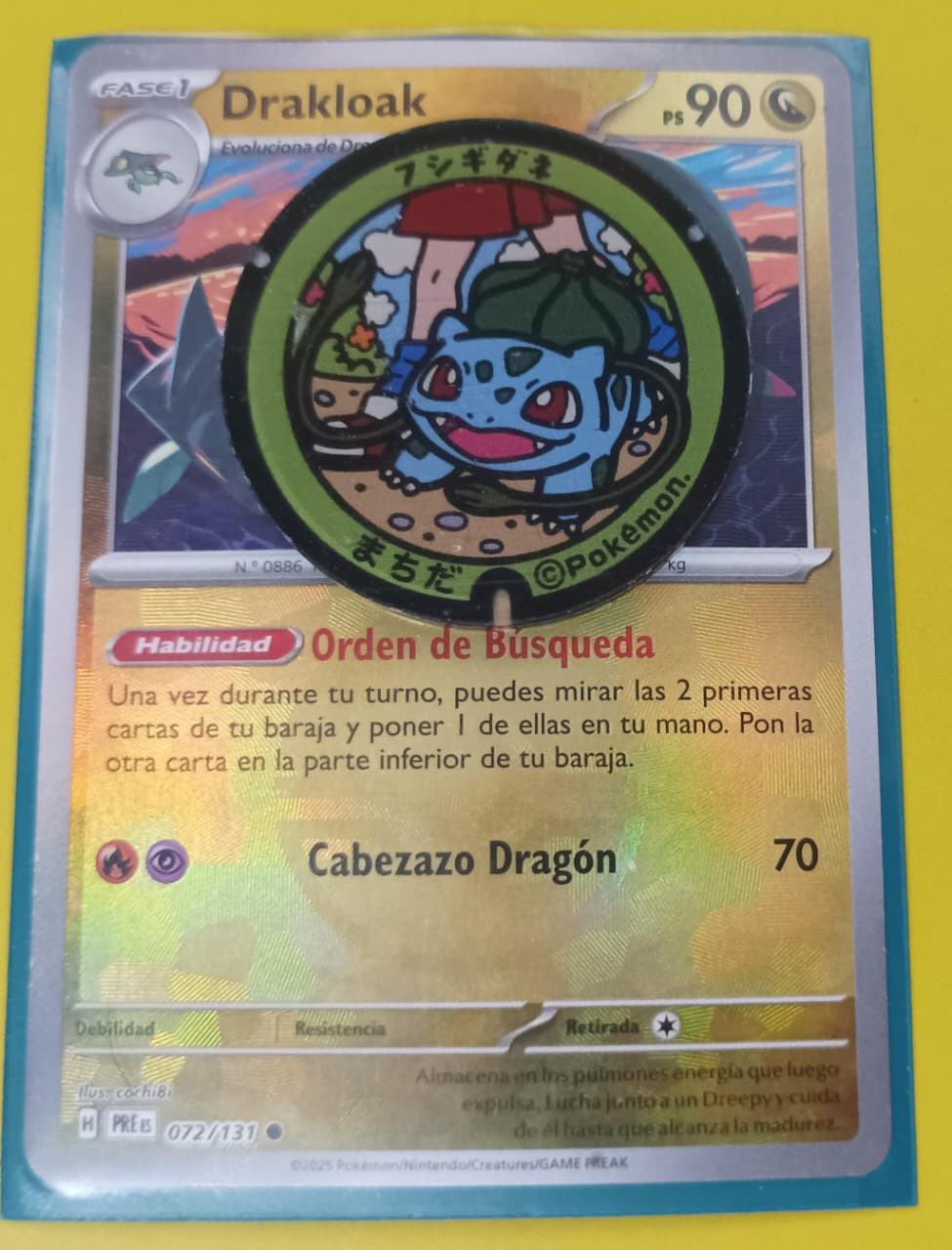 Bulbasaur - Marcador de habilidad acrílico