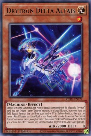 GEIM-EN027 - Drytron Delta Altais - Rare 1st Edition