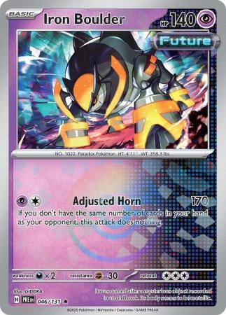 Iron Boulder - 046/131 - Uncommon Pokeball ESP (NM)