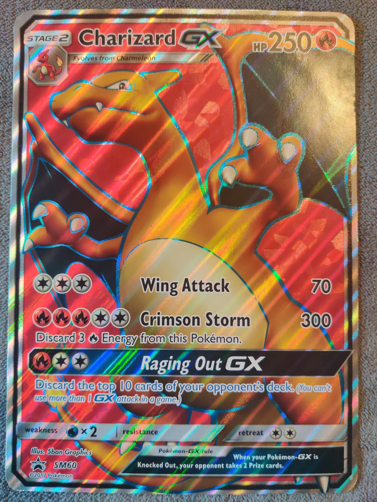 Charizard GX- 25 Aniversario JUMBO