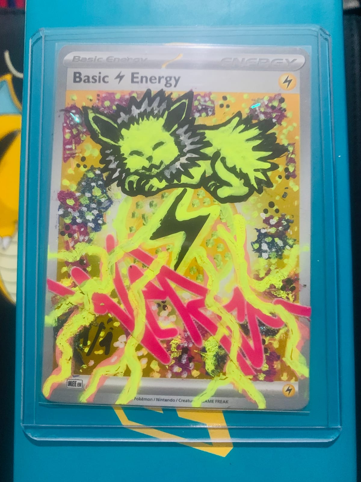 Basic Energy Lightning Holo custom ART jolteon