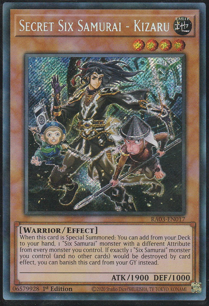 Secret Six Samurai - Kizaru (SeR) (RA03-EN017)