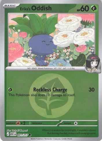 Erika's Oddish (Energy Symbol Pattern) - ME: Ascended Heroes (ASC)