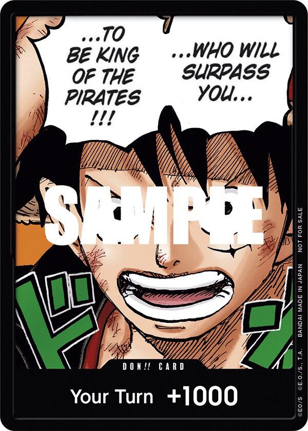 DON!! Card (Monkey.D.Luffy) (1st Anniversary DON!! Card Pack) - One Piece Promotion Cards (OP-PR)