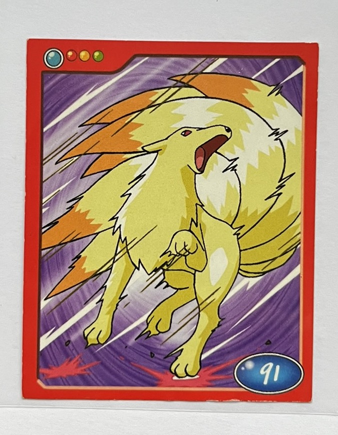 Lámina Pokémon Ninetales #91 Salo 