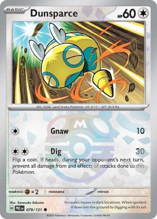 Dunsparce - 079/131 - Common Master Ball, Español