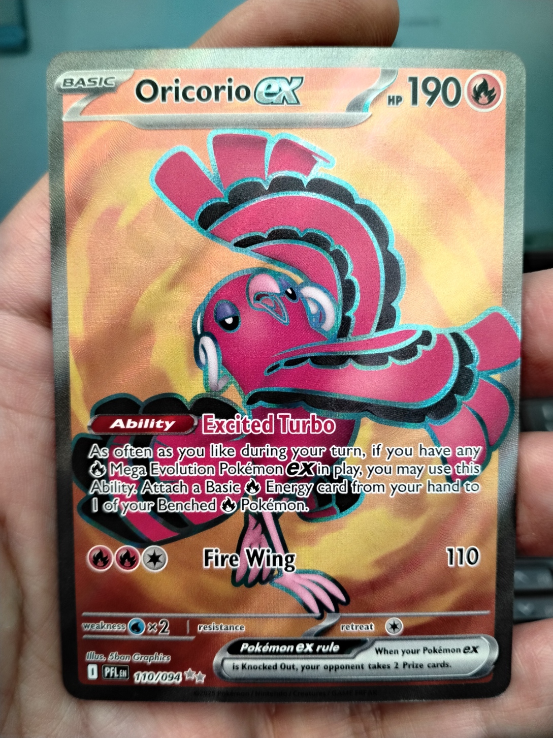 Oricorio ex - 110/094