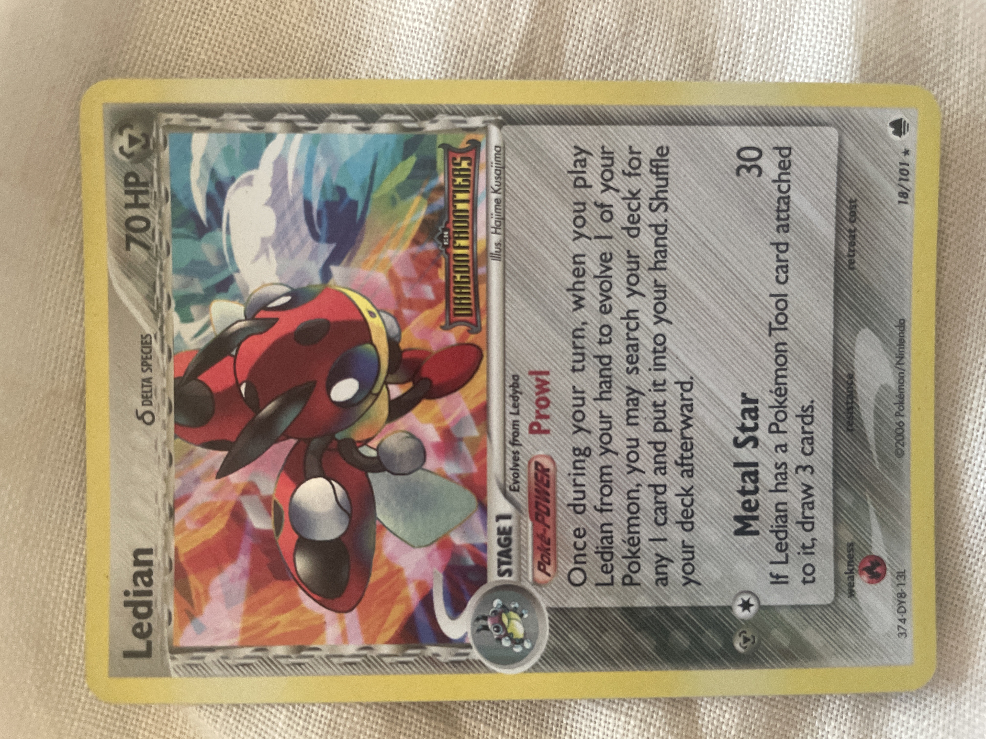 Ledian delta species stamped