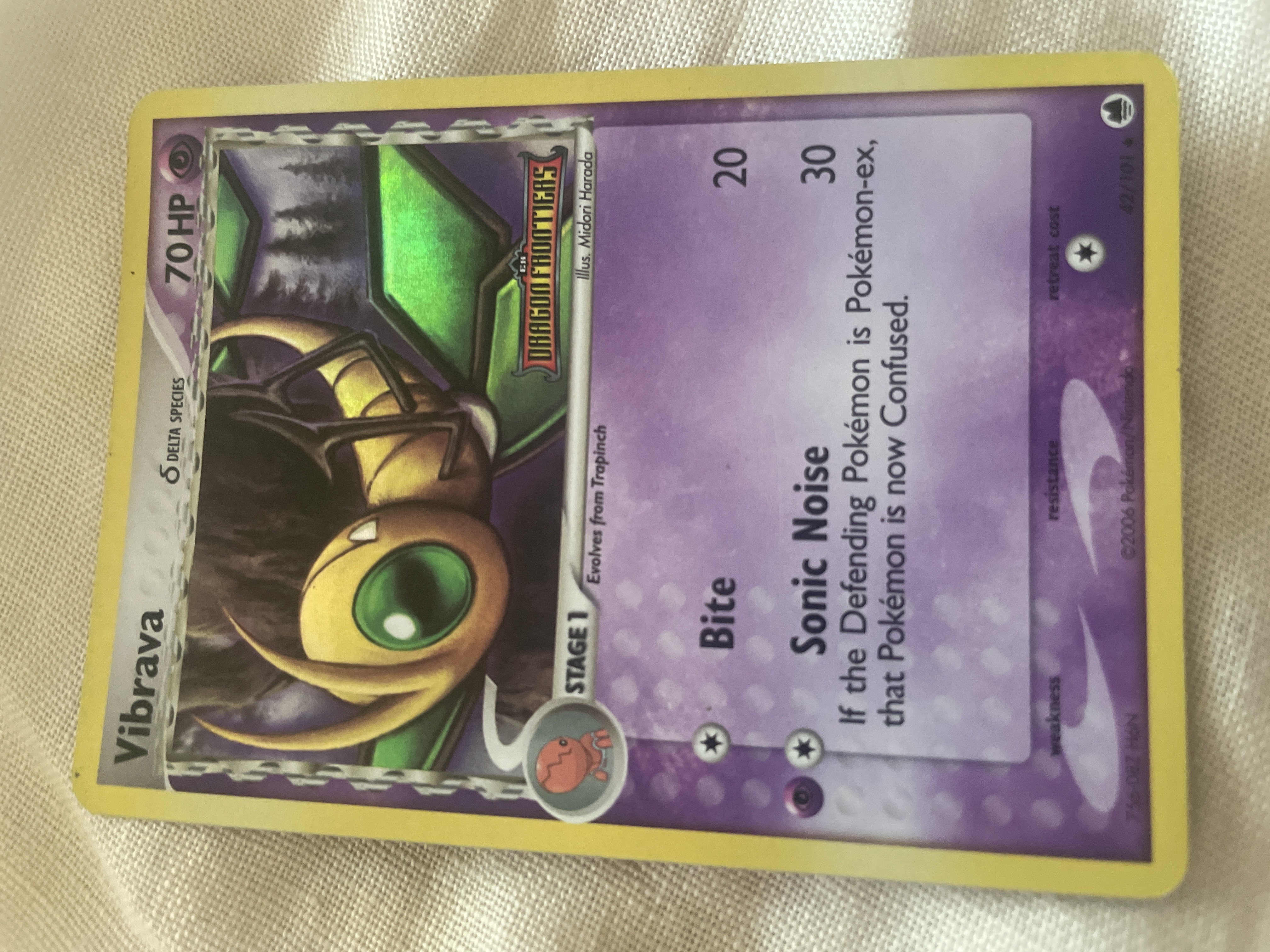 Vibraca delta species stamped