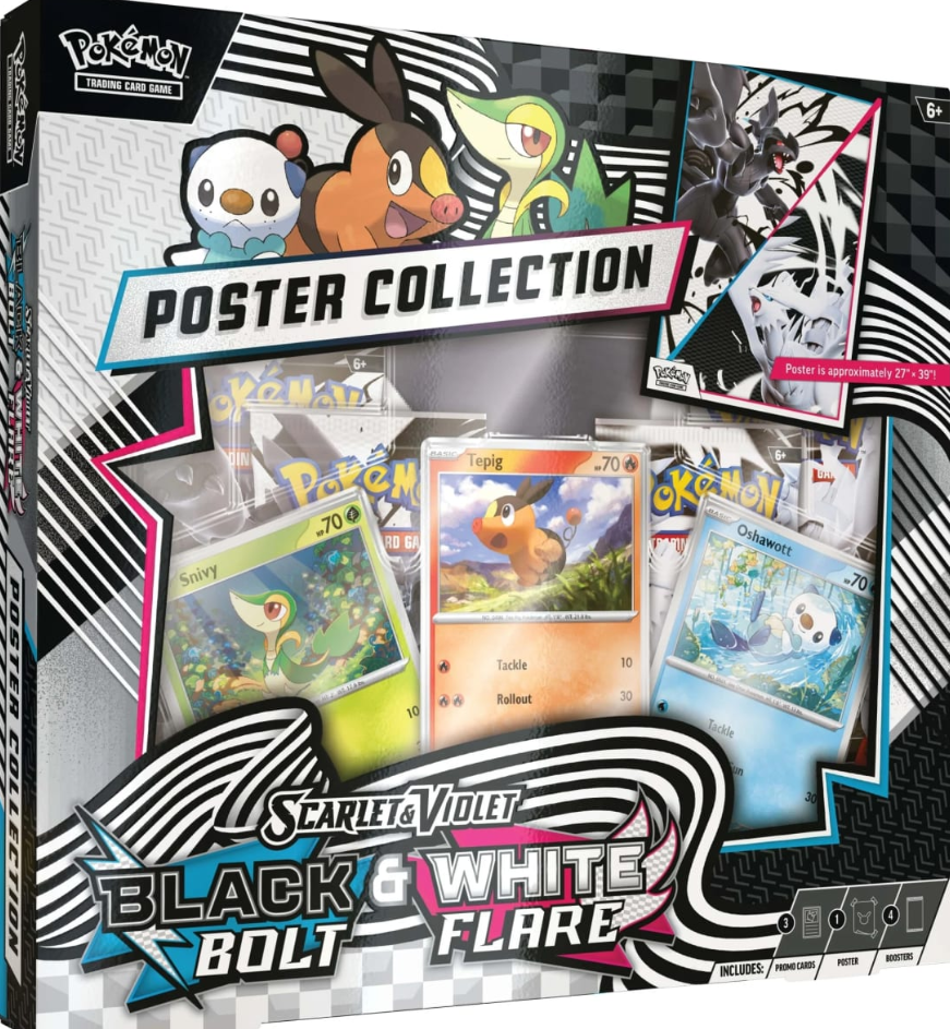 Poster Collection Pokemon TCG: Scarlet & Violet - Black Bolt & White Flare