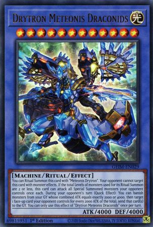 GEIM-EN029 - Drytron Meteonis Draconids - Ultra Rare 1st Edition