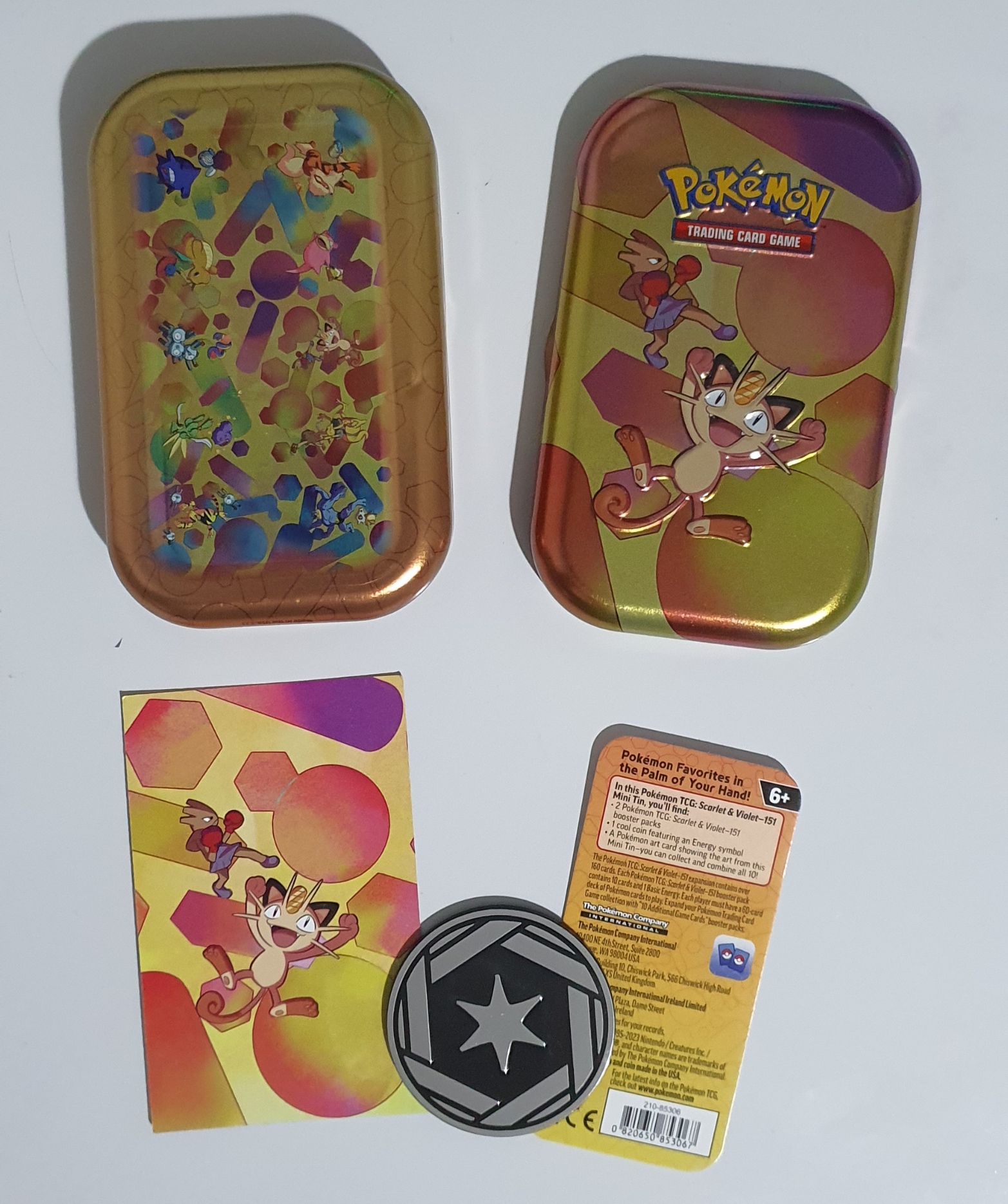  151 Mini Tin [Meowth & Hitmonchan]