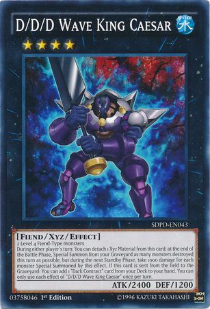 D/D/D Wave King Caesar - SDPD-EN043 - Common 1st Edition