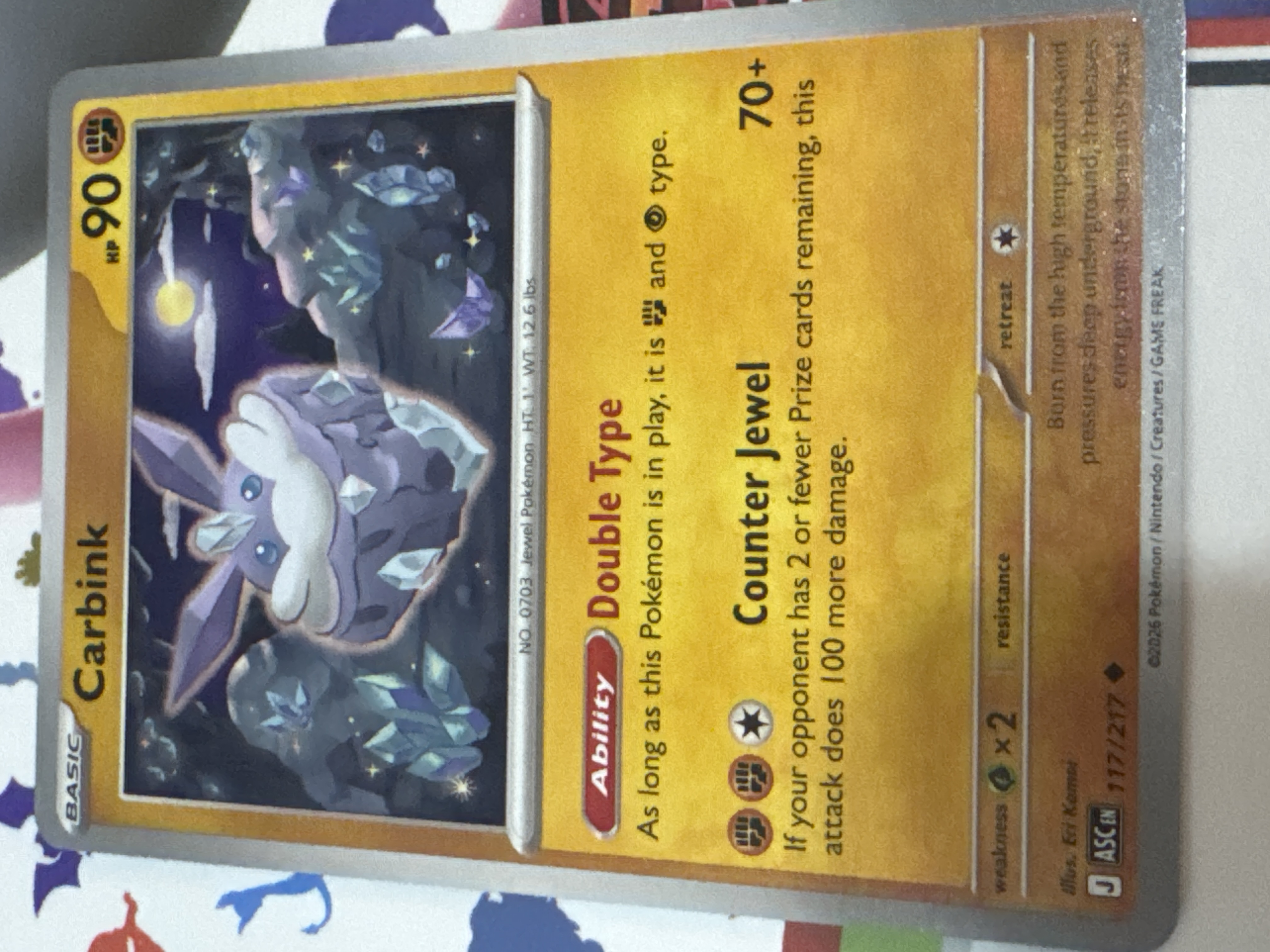 Carbink - 117/217 - TCGMatch Chile