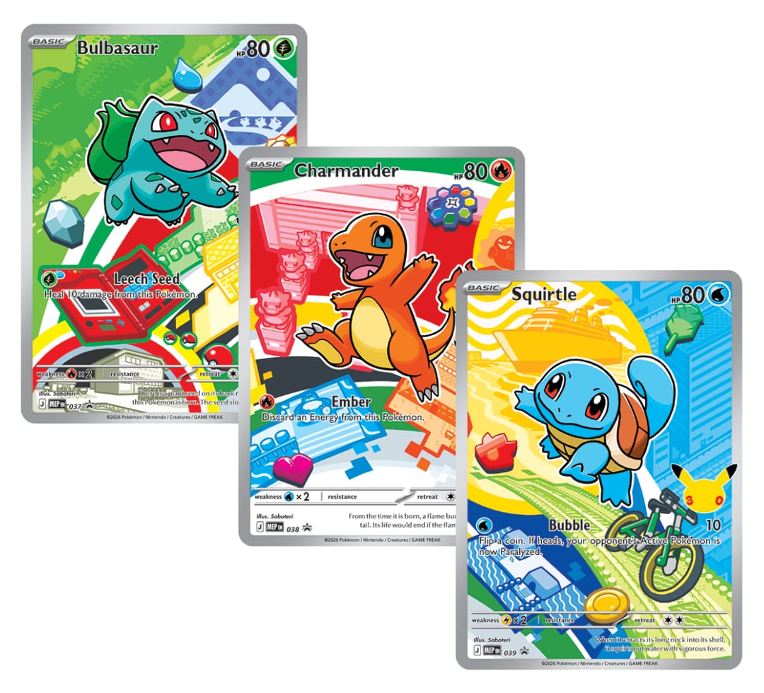 First Partner Illustration Promo KANTO (ESP)