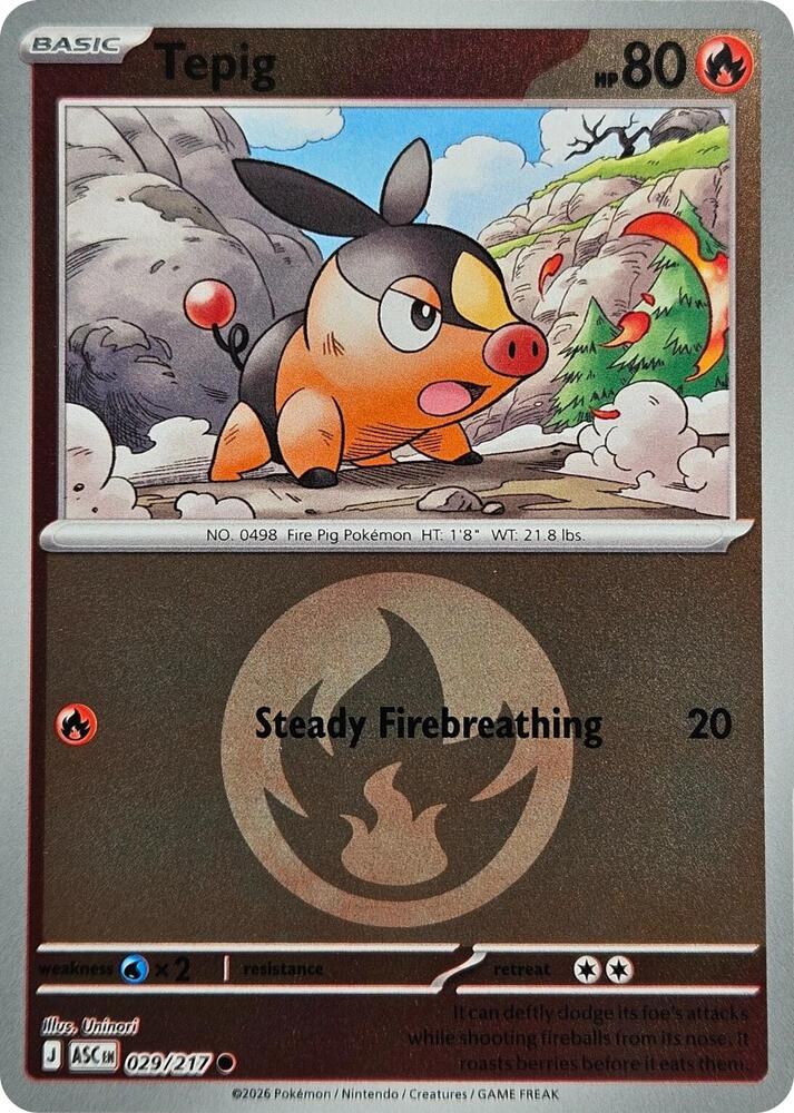 Tepig (Energy Symbol Pattern) - ME: Ascended Heroes (ASC)
