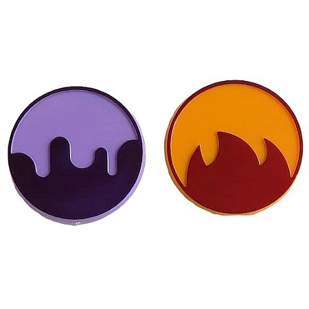 Marcadores de daño quemado o envenenado