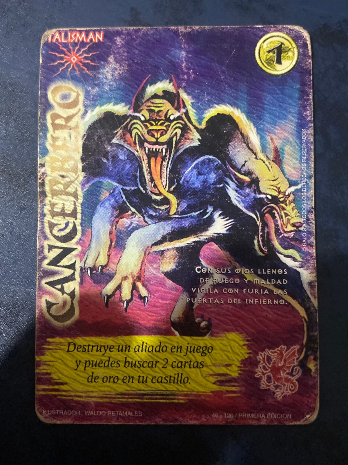 46/126 Cancerbero - Mitos Y Leyendas - El Reto - TCGmatch Chile