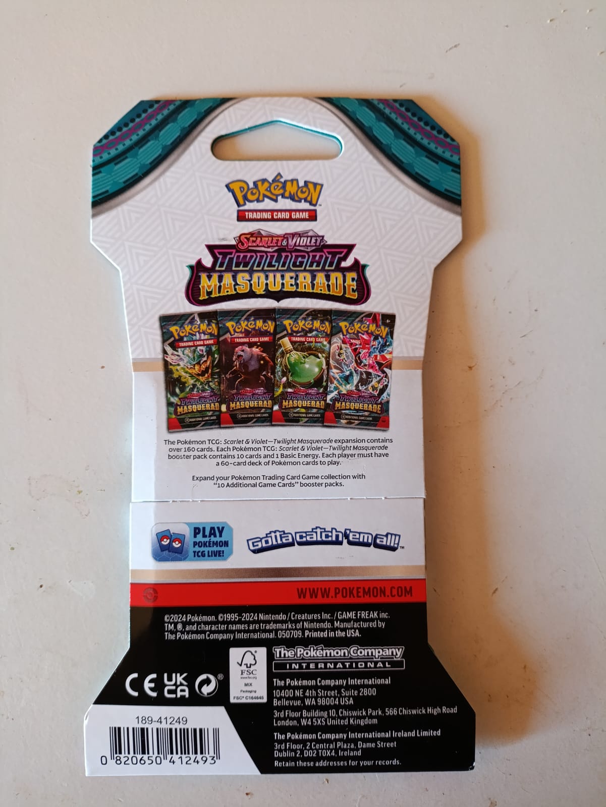 Sleeved Booster Pack Twilight Masquerade