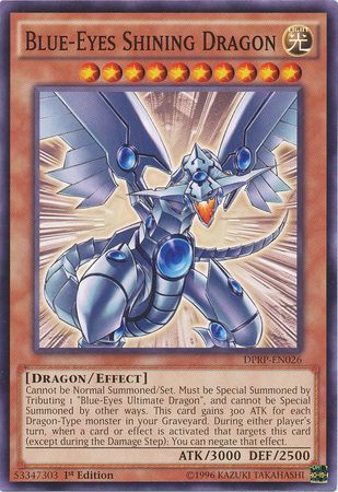 Blue-Eyes Shining Dragon - DPRP-EN026 - Common 1st Edition