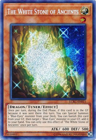 The White Stone of Ancients - LCKC-EN011 - Secret Rare Unlimited