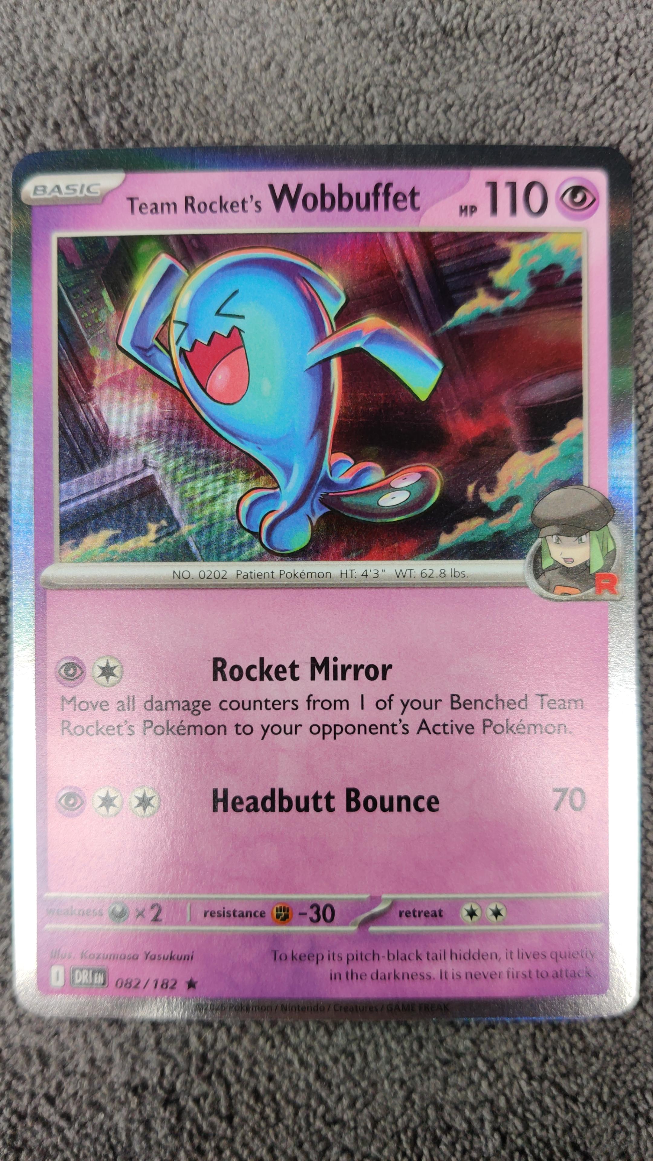 Team Rocket's Wobbuffet - TCGmatch Chile