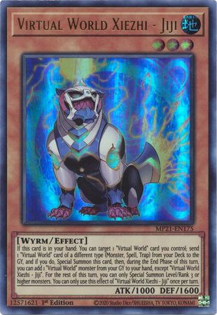 MP21-EN175 - Virtual World Xiezhi - Jiji - Ultra Rare 1st Edition