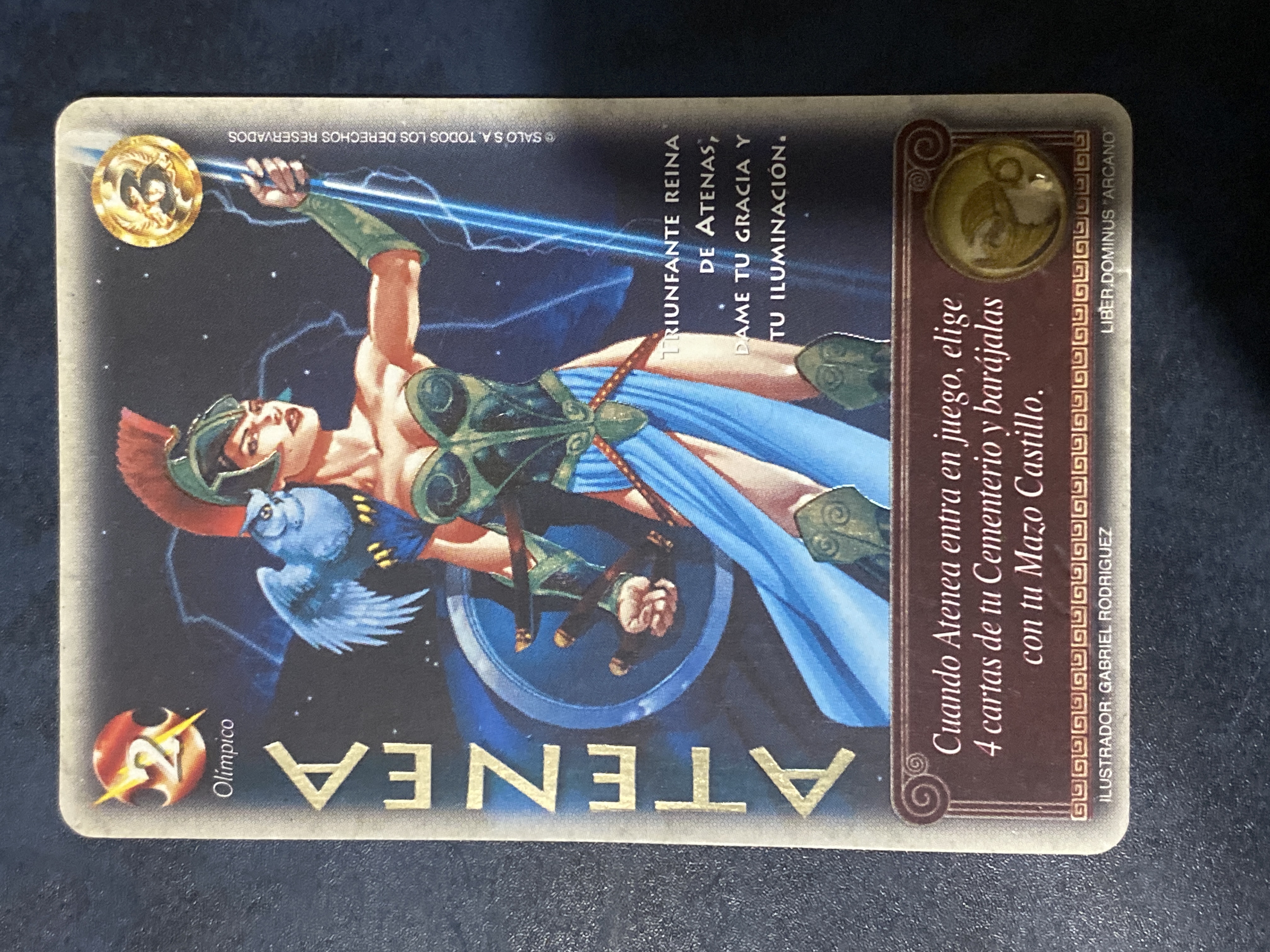 Atenea - Mitos Y Leyendas - Liber Dominus Arcano, (Acaeptable)