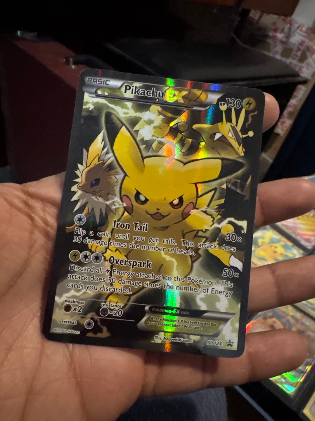 Pikachu EX - XY124 - TCGmatch Chile