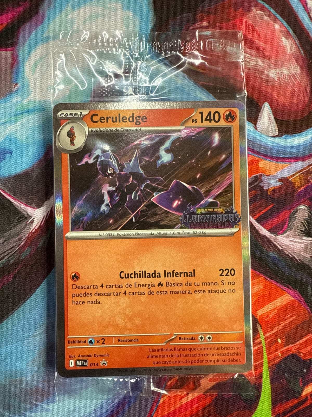 Cartas staff prelanzamiento llamaradas fantasmales
