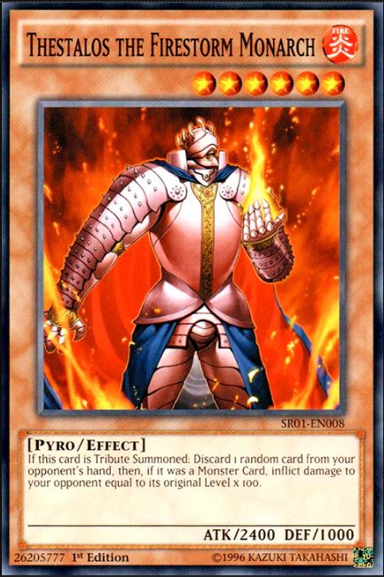 Thestalos the Firestorm Monarch SR01-EN008