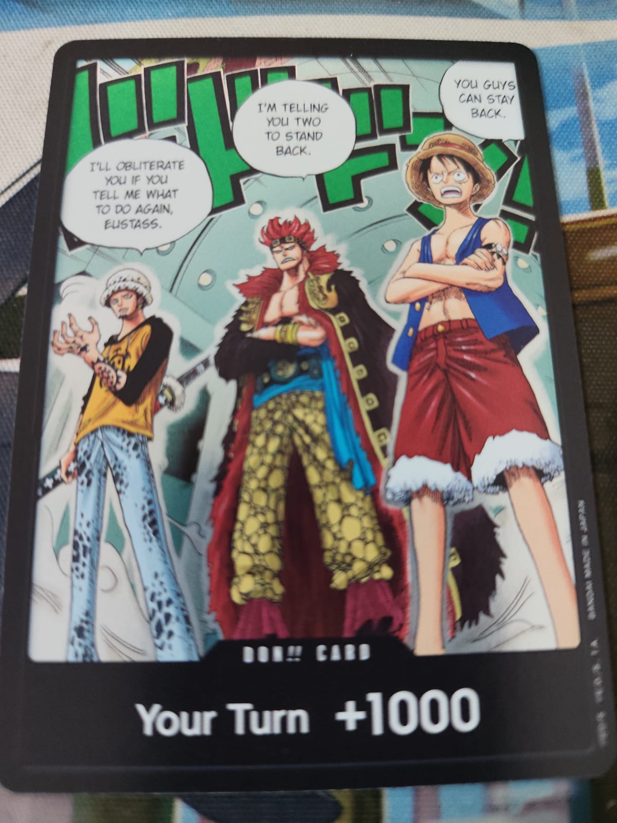 DON!! Card (Trafalgar Law, Eustass Kid and Monkey.D.Luffy) (Double Pack Set Vol. 4)
