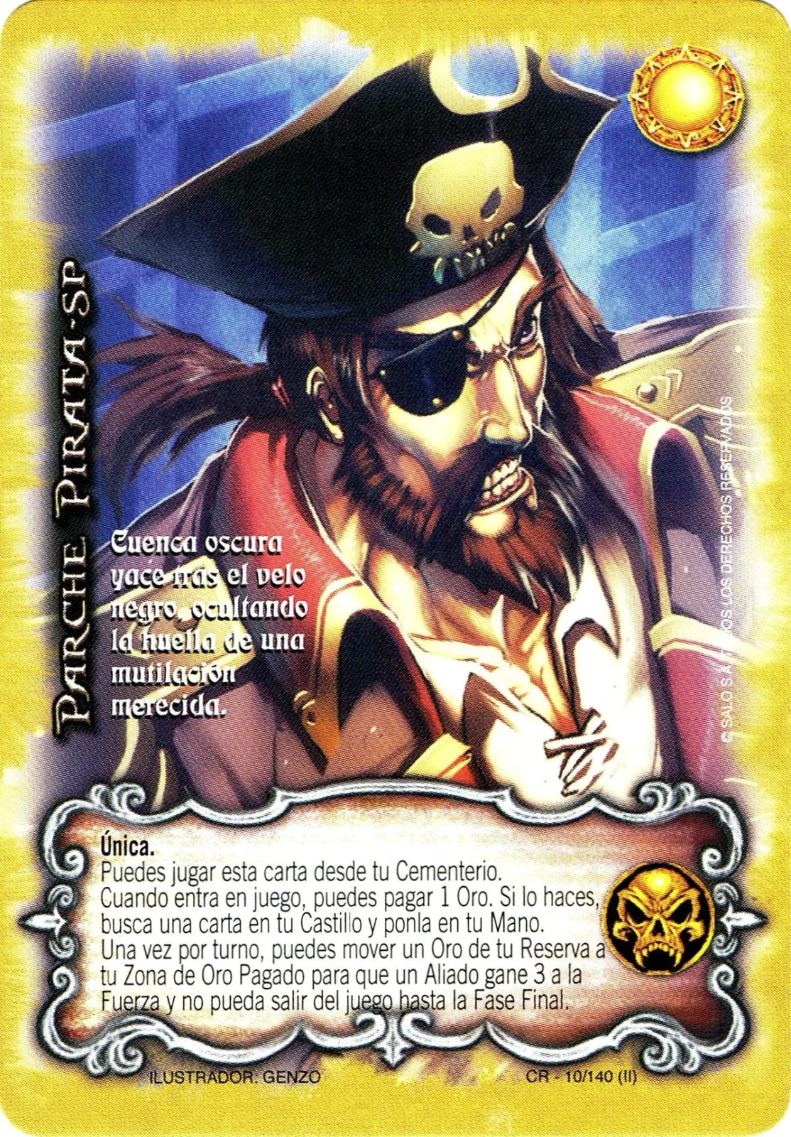 Parche Pirata Sp CR - 10/140 (II) Sin Foil