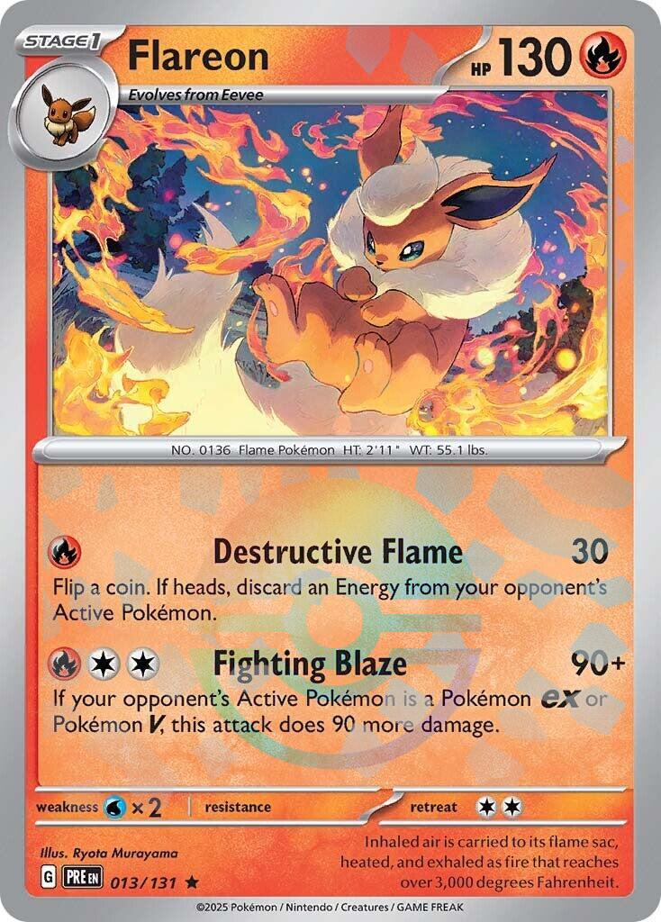 Flareon, 013/131, PokeBall, Español