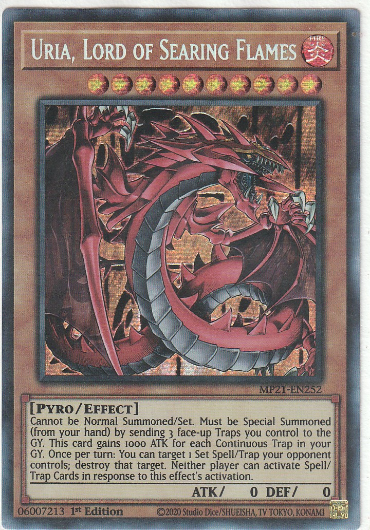 Uria, Lord of Searing Flames (PS) (MP21-EN252)