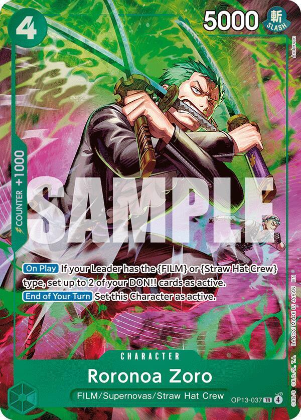 Roronoa Zoro (OP13-037) - TCGMatch Chile