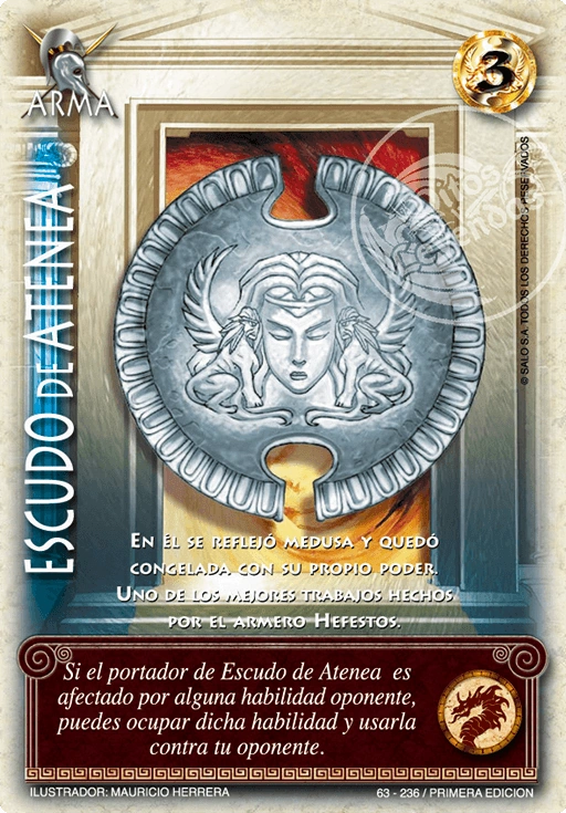Escudo de Atenea (Primera Edición) 63/236