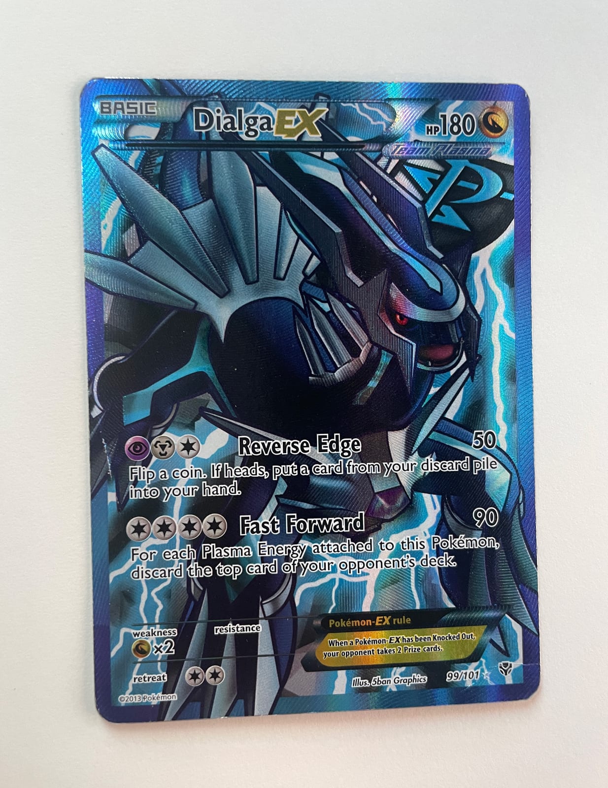 【英語版】DialgaEX (ディアルガEX)99/101Team plasma Dialga EX (Team Plasma) (99 Full Art) - TCGMatch Chile