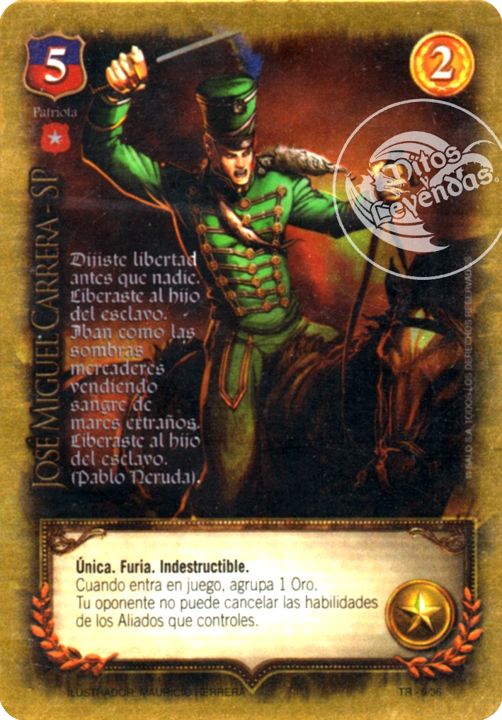 José Miguel Carrera Sp TR - 9/36