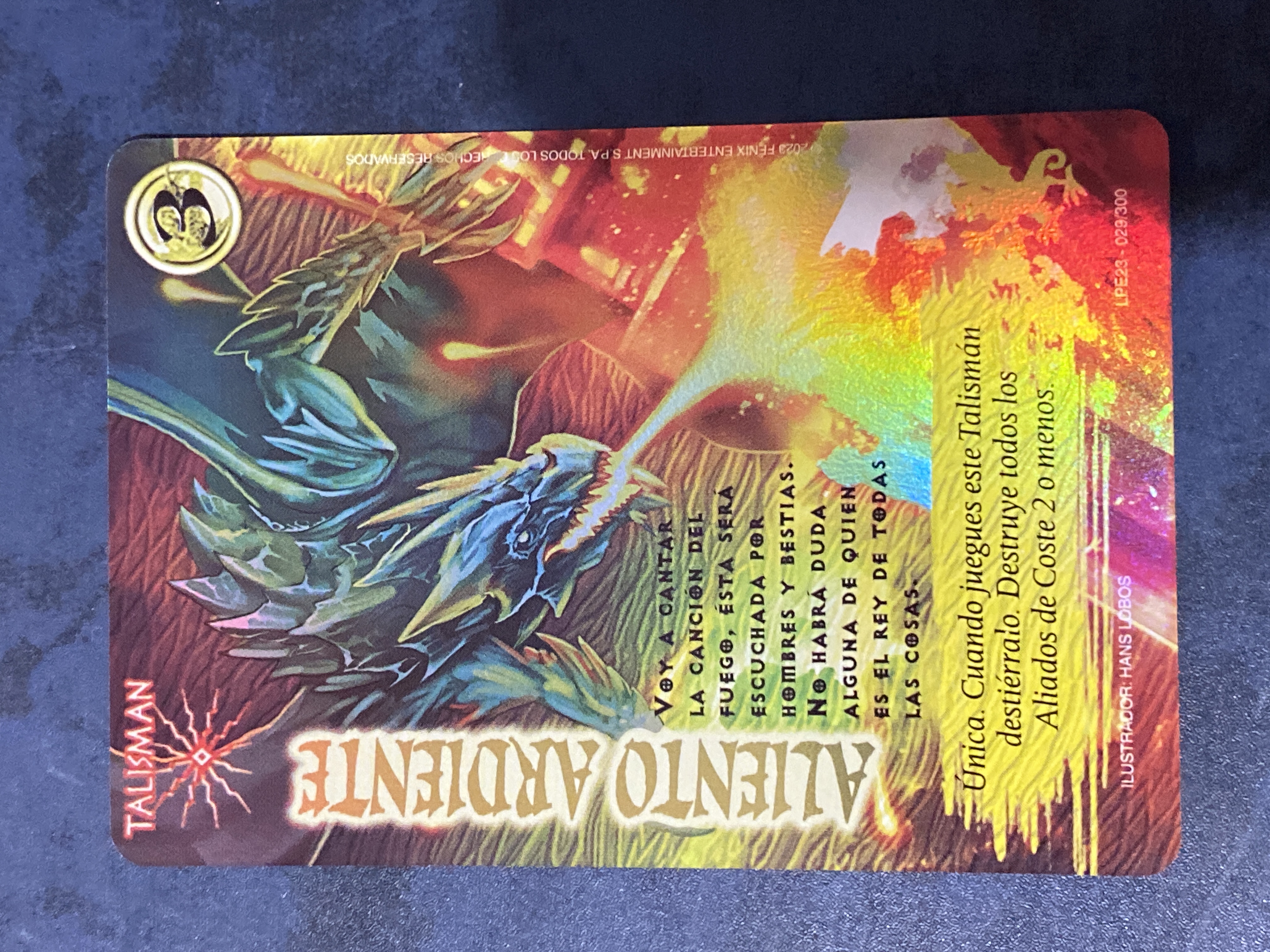 Aliento Ardiente  - LPE23 - 029/300 - Leyendas Primera Era versión 2023