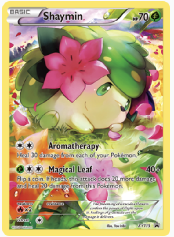 【ARS AU 真贋鑑定】英語版シェイミ Shaymin XY115 シェイミ 海外版 英語版 Shaymin - 013/162 -【Card Chicken】