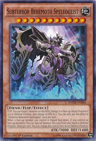 MACR-SP084 - Behemoth del Subterror Espeleogeist - Common 1st Edition