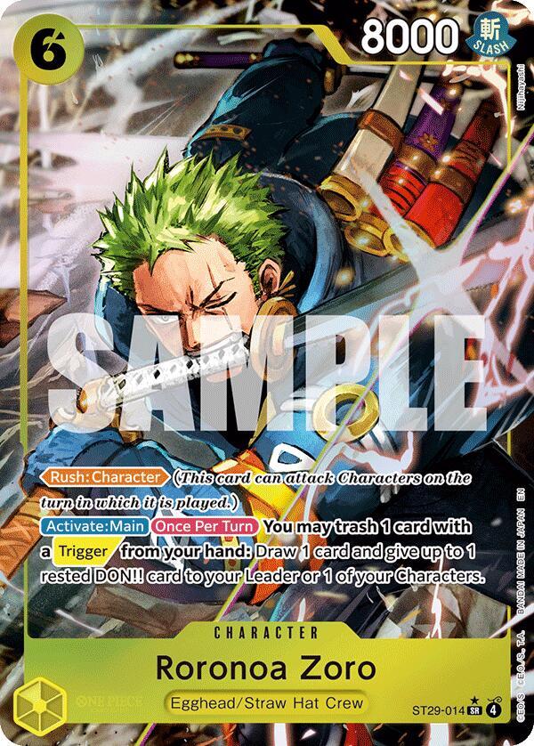 Roronoa Zoro (Full Art) - Starter Deck 29