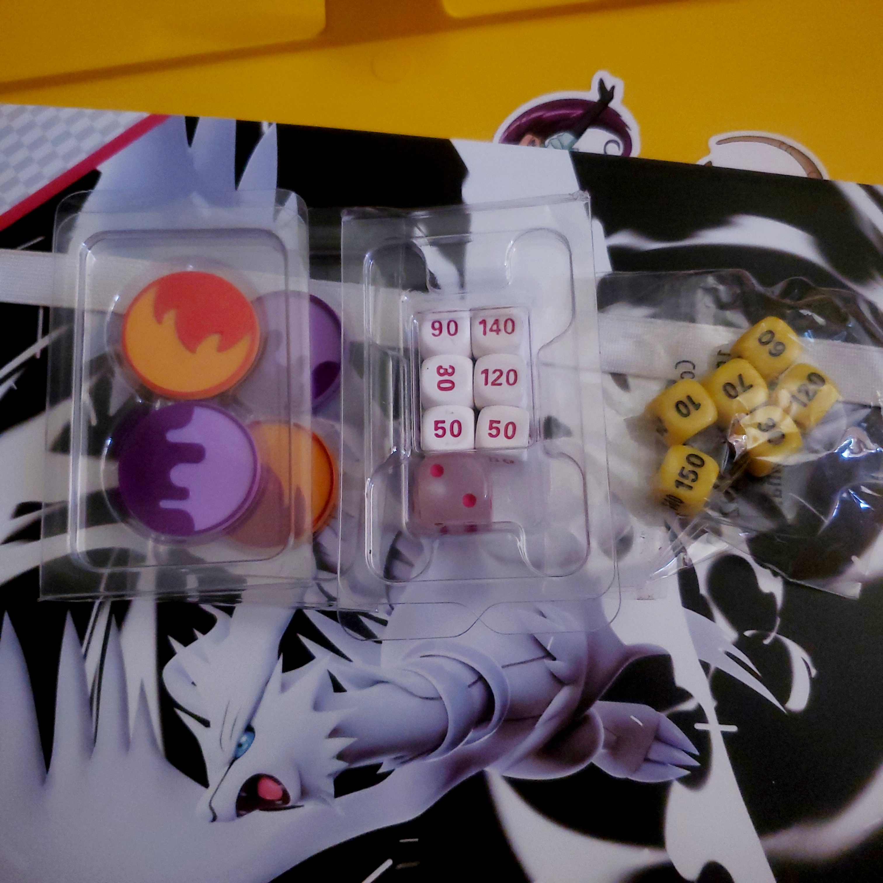 Contadores de daño y marcadores white flare